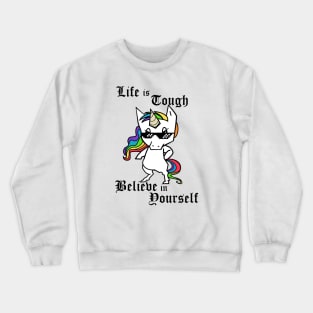 Tought Unicorn Crewneck Sweatshirt